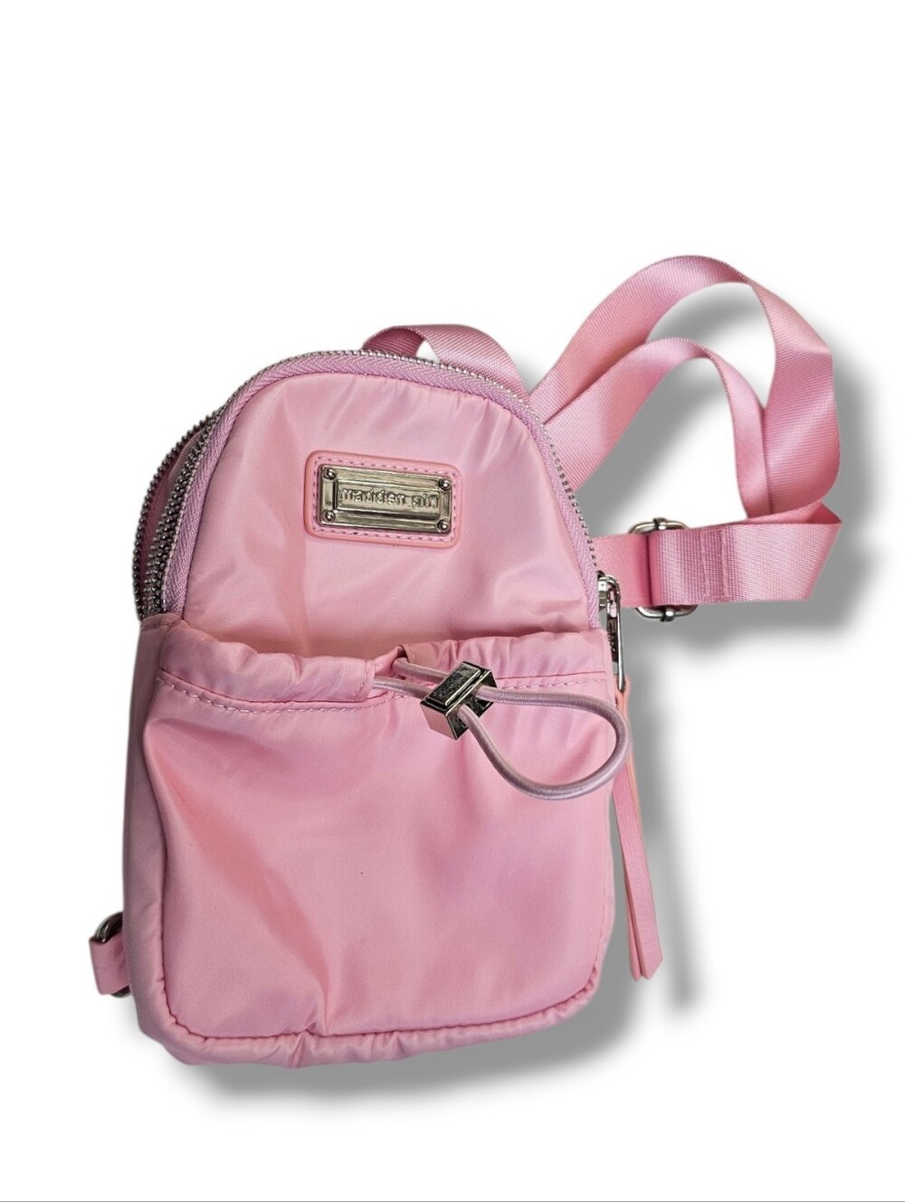 Pink Mini Nylon Crossbody Bag